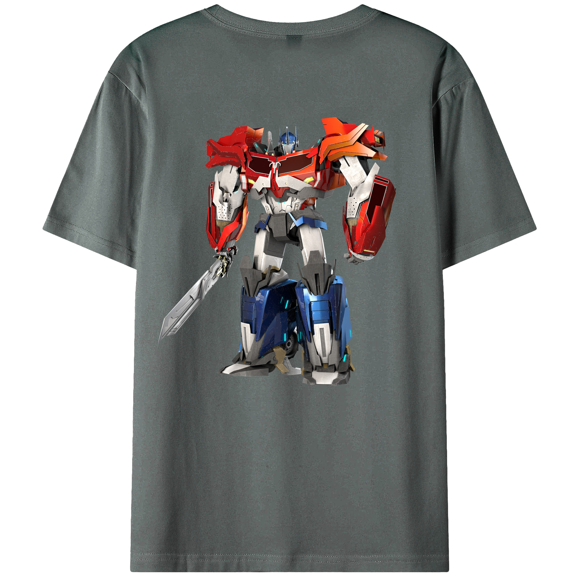（画像用）  綿100％ メンズ半袖Tシャツ（バックプリント） 通気性